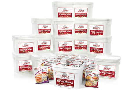 Legacy 120 Serving Breakfast Bucket Emergency Food Kit - Legacy Emergency  Food - Freeze Dried