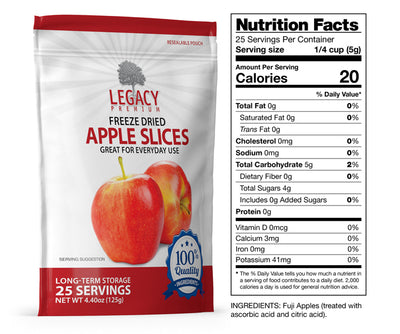 Freeze Dried Apple Slices