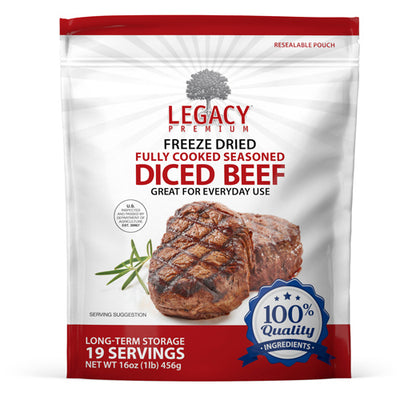 Freeze Dried Beef - 100% USDA Quality
