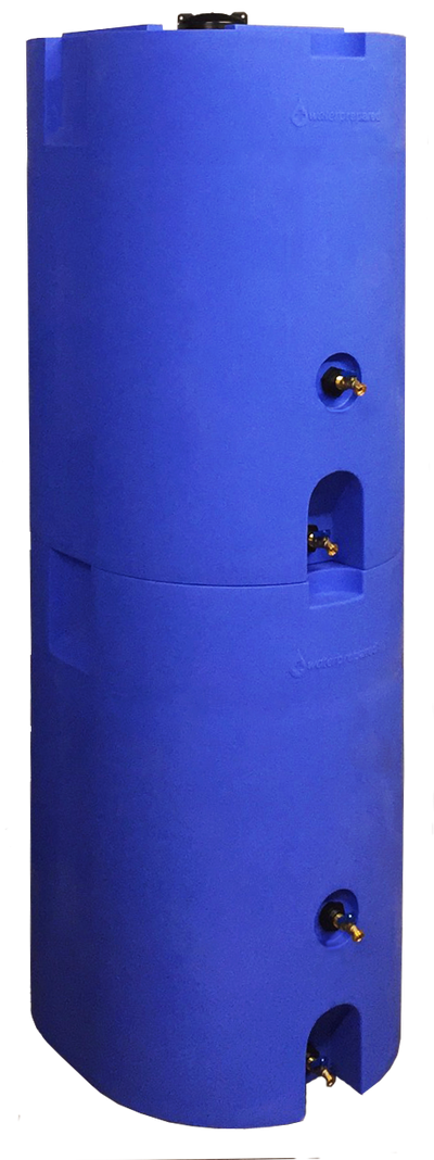160 Gallon Emergency Water Storage Tanks with Water Treatment Kit
